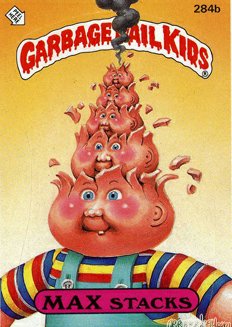 MAX Stacks Funny Decal Name Sticker