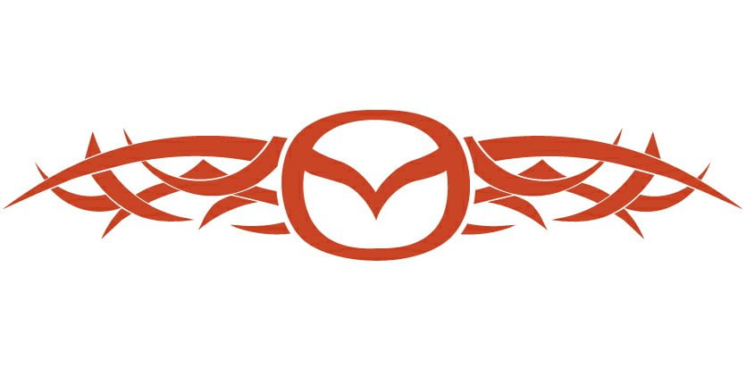Mazda Tribal Back Auto Graphics