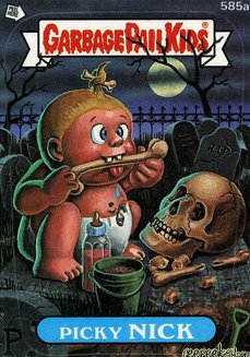 Picky NICK Funny Decal Name Sticker