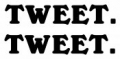 tweet tweet die cut decal