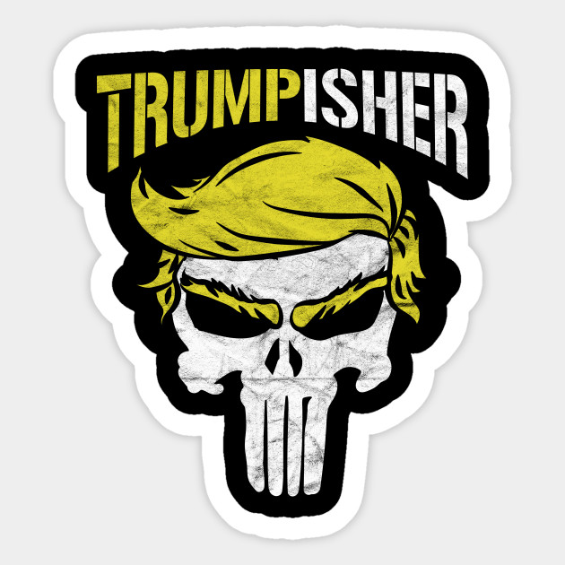 2020 TRUMPISHER STICKER