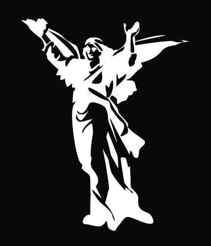 Angel Die Cut Vinyl Decal Sticker