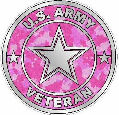 ARMY VETERAN camo pink