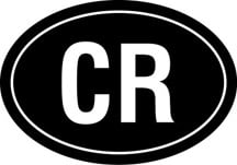 Costa Rica Oval Decal