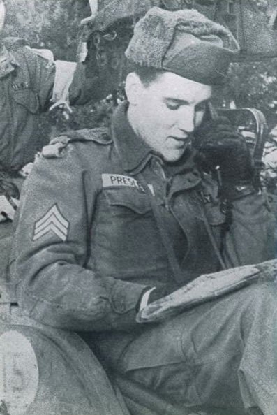 Elvis in the Army Sticker 5