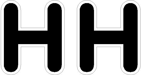 Letter H