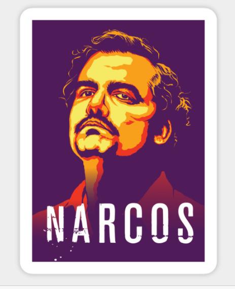 Pablo Escobar NARCOS Sticker