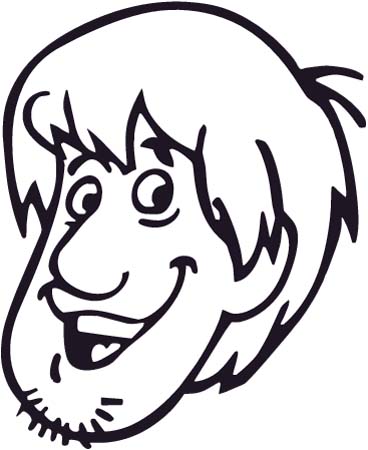 Scooby Doo Stickers Shaggy 3