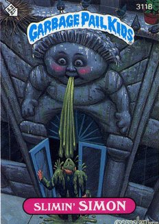 Slimin SIMON Funny Decal Name Sticker